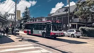 Toronto Roncy Village & Parkdale Walk Tour Gorgeous Sunny Day #ttc #bus