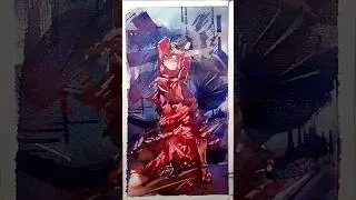 flamenco #watercolor