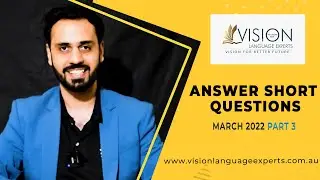 Practice Most Repeated Answer Short Questions | PTE Speaking Answer Short Questions  March Part 3
