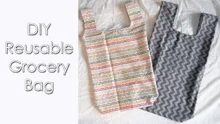 DIY Reusable Grocery Bag | Beginner Sewing Tutorial | Sew Easy Please