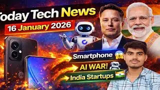 Top 10 Tech News Today | 16 Jan 2026 | Motorola, AI War, India Startups