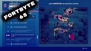 RECOGIENDO EL FORTBYTE 65 (FORTNITE)