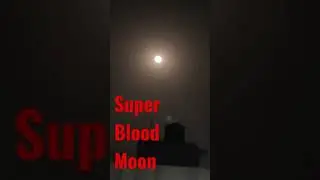 SUPER BLOOD MOON || The first lunar eclipse of 2021 #superbloodmoon #shorts #moon