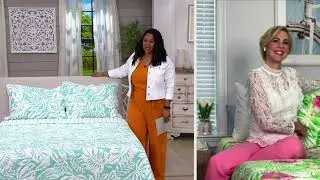 Home Reflections Tropical Collection Quilt Set on QVC