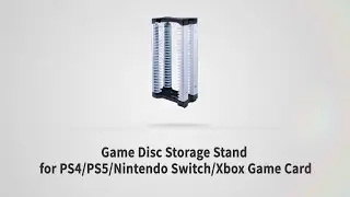 Mcbazel Game Disc Storage Stand Tower for PS4/PS5/Nintendo Switch/Xbox Series Games