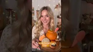 #asmr Pumpkin Spa Facial 🎃 #asmrvideos #asmrcommunity #tingles #spa #sleep #fall #skincare