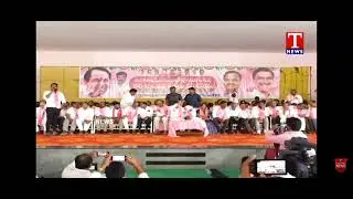 MARKOOK MANDAL MPP SPEECH AT MP PARLIAMENT ELECTIONS AT GAJWEL. WITH EX  MINISTER HARISH RAO