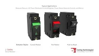J-Series (Hydraulic-Magnetic Circuit Breaker)