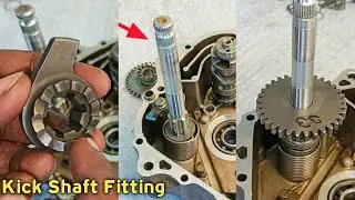 Kick Shaft Fitting Tvs Apache RTR 180 | किक सॉफ्ट को कैसे लगाएं  | Qasim auto