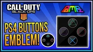 PS4 BUTTONS EMBLEM: COD BO4 PS4 Buttons Emblem! Bo4 Emblem Tutorials! PomPi