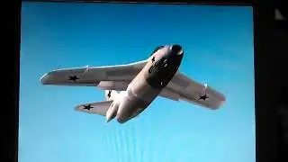 SAAB J29 Tunnan  fllyby #5