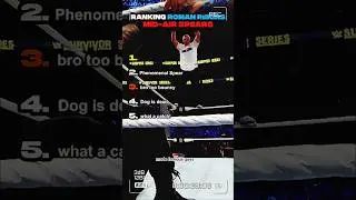 Ranking Roman Reigns' Top 5 Mid-Air SPEARS #shorts #wwe #wrestling