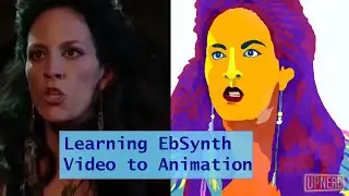 Abby Learns EbSynth - EbSynth Tutorial for rotoscoping video into animations -  UpNerd Extras