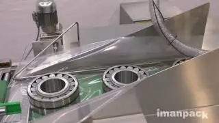 VIDEO CLIP -  Intermittent flow-wrapper Moonlight for large size BEARINGS (by Imanpack)