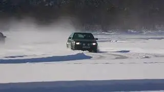 Saab 9000 2.3 CSE A50 on ice.