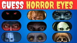 Only Real Horror Fans Get All These Right! Guess the Horror Eye👀 Halloween Edition 2025🤡