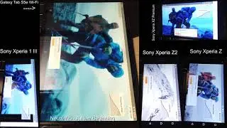 Sony Xperia 1 III vs  XZ Premium vs  Z2 vs  Z vs  Samsung Tab S5e Benchmark [4K]