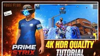 4K QUALITY TUTORIAL VIDEO | ultra HD increase quality free fire 🔥#freefire #4kquality 