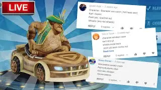 My SUBSCRIBERS choose my LOADOUT LIVE! | Crash Team Racing Nitro Fueled