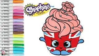 Shopkins Coloring Book Page Season 8 English Rose Colouring Shopkins | Sprinkled Donuts