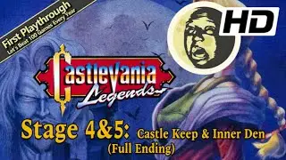 Castlevania Legends Full Game (Switch Online 1080p 60fps) - Stage 4 & 5: Castle Keep & Inner Den