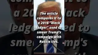 Epstein Book a Fake to Trap Trump? Shocking Claim! #politics #media #news