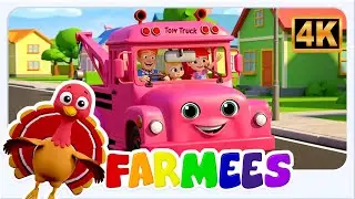 Rescue Time Wheels on the Tow Truck Song | Nursery Rhymes for Kids