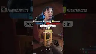 Jynxzi trolls flight in rainbow six siege 🤣 #flightreacts #ftc #r6siege #jynxzi