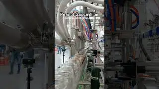 Full automatic peanut sauce filler #shorts