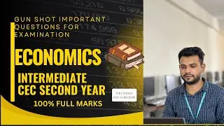 ECONOMICS ||INTERMEDIATE SECOND YEAR ||GUN SHOT IMPORTANT QUESTIONS FOR EXAMINATION
