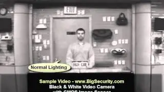 BigSecurity.com Black and White Video Camera with CMOS Image Sensor Sample Video