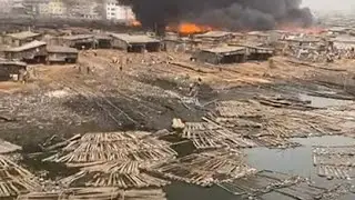 OKO-OBA SAWMILL EBUTE METTA RAZED BY F!RE