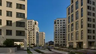 🇷🇺 4K Modern SAINT PETERSBURG. New quarter on the site of the Varshavskaya former railway.