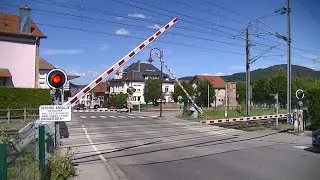Spoorwegovergang Raon-l'Étape (F) // Railroad crossing // Passage à niveau