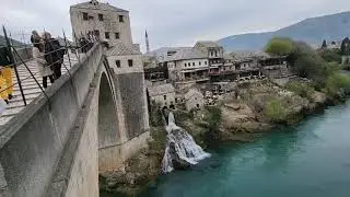 Mostar City Walk Quick Tour Bosnia Herzegovina BIH |Bosna Hersek - Mostar| apr 2023