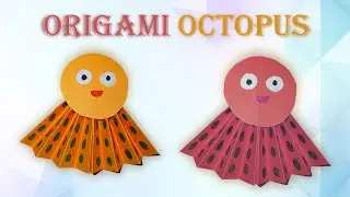 how to make origami octopus || origami crafts || origami paper crafts videos || Fatimah crafts