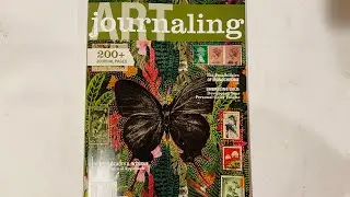 Art Journaling Magazine July 2025 Issue Flip Through
