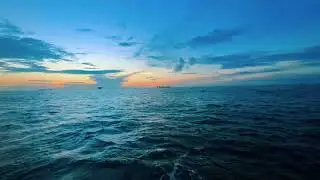 Welcoming the arrival of a very beautiful sunrise