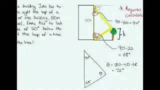 Application of Sine Law & Trig Ratios