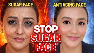 HOW TO STOP SUGAR FACE AND REVERSE GLYCATION AGING,Protect Collagen Elastin.Eat sugar without damage