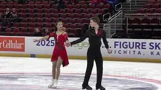 Annie Huang & Simon Mintz | Novice Dance P2 | 2025 Prevagen U.S. Figure Skating Championships