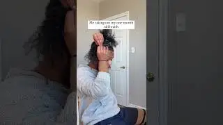 Taking out one-month old braids