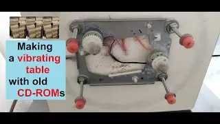 Make a small vibrating table. Trembling table. Shaking table.