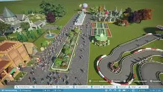 Planet Coaster small park on PS5