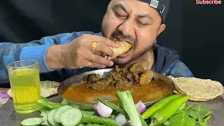  MUKBANG | Spicy Mutton Chap with Chapati | EATING CHALLENGE SHOW🌶️🥵
