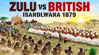 LEGO Zulu vs British Battle - BLACK Zulu Impi vs RED Redcoats Isandlwana 🛡️💥