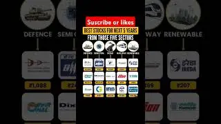 #multibagger stock each sector for 5years #stockmarket #stocks #shorts #youtubeshorts