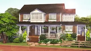 ФЕРМЕРСКИЙ ДОМ ПРИЁМНОЙ СЕМЬИ 💗 | The Sims 4: Скоростное строительство