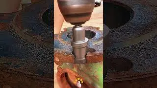 Practical and sharp tools for opening holes in steel plates🔨🪚🛠️