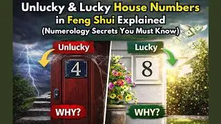 Unlucky and Lucky House Numbers In Feng Shui | Lucky House Numbers In Numerology #luckynumber